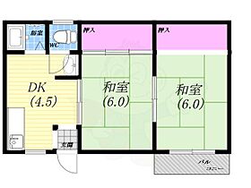 福岡マンション  ｜ 兵庫県西宮市甲子園七番町（賃貸マンション2K・3階・36.00㎡） その2