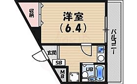 カサ・ヴィエント  ｜ 兵庫県西宮市南越木岩町（賃貸マンション1K・2階・22.02㎡） その2