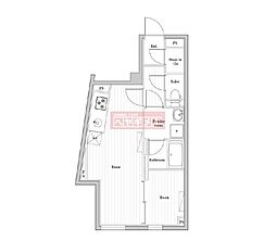 EDIT文京千石II 1LDKの間取図画像