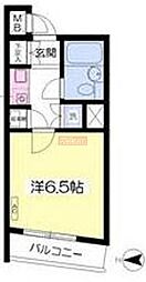 グランドメゾン千駄木 1Kの間取図画像