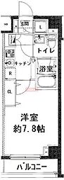 アクサス文京東大前 1Kの間取図画像