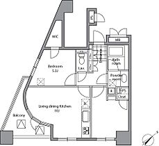 東京都文京区千石4丁目（賃貸マンション1DK・9階・51.95㎡） その2