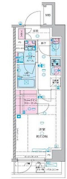 東京都豊島区池袋本町2丁目(賃貸マンション1K・7階・26.70㎡)の写真 その2