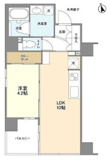 東京都豊島区池袋2丁目(賃貸マンション1LDK・7階・36.30㎡)の写真 その2