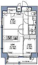 東京都荒川区西尾久4丁目（賃貸マンション2LDK・13階・50.26㎡） その2