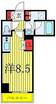 東京都文京区本駒込1丁目（賃貸マンション1R・13階・27.30㎡） その2