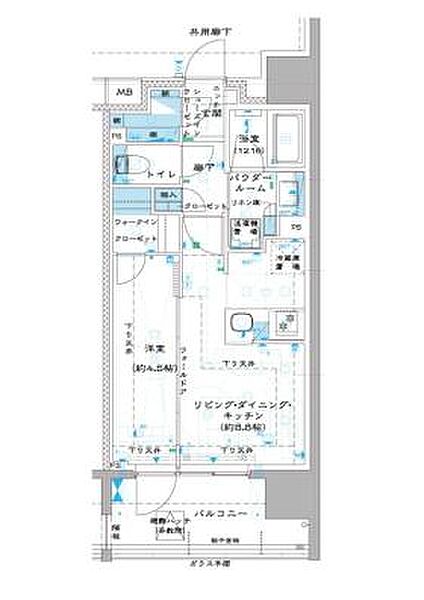 オーパスレジデンス中板橋 908｜東京都板橋区中板橋(賃貸マンション1LDK・9階・35.37㎡)の写真 その2
