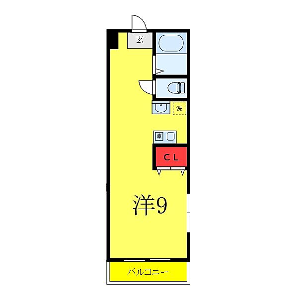 中村ビル 302｜東京都板橋区赤塚2丁目(賃貸マンション1R・3階・21.87㎡)の写真 その2