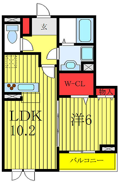 東京都板橋区中台2丁目(賃貸アパート1LDK・1階・41.06㎡)の写真 その2