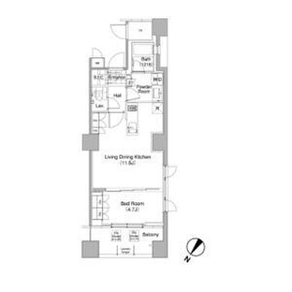 コンフォリア東池袋ＷＥＳＴ ｜東京都豊島区東池袋3丁目(賃貸マンション1LDK・7階・42.13㎡)の写真 その2