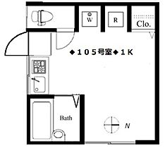 グリーンハイツ堀船 105 ｜ 東京都北区堀船1丁目19-3（賃貸アパート1K・1階・20.00㎡） その2