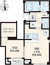 フラット　カーク  ｜ 東京都北区赤羽北1丁目（賃貸マンション1LDK・1階・34.89㎡） その2