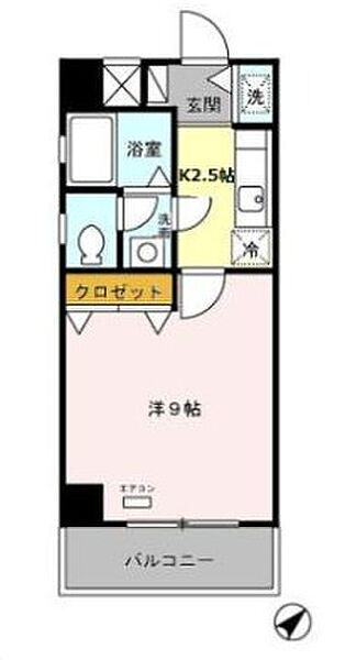 東京都板橋区赤塚3丁目(賃貸マンション1K・4階・28.00㎡)の写真 その2