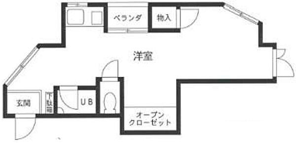 戸田家駒込マンション 201｜東京都文京区本駒込5丁目(賃貸マンション1R・2階・31.29㎡)の写真 その2