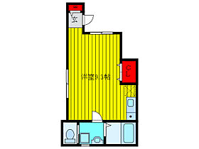 クレオ上中里 104 ｜ 東京都北区上中里3丁目3-1（賃貸アパート1R・1階・21.43㎡） その2