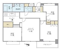 東京都足立区本木2丁目（賃貸マンション3LDK・1階・66.86㎡） その2