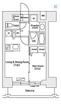 東京都豊島区南池袋1丁目（賃貸マンション1DK・9階・30.73㎡） その2