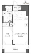 リーガルタワー神保町 205 ｜ 東京都千代田区神田神保町2丁目19-1（賃貸マンション1LDK・2階・34.84㎡） その2