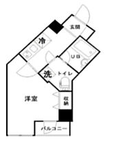 東京都板橋区大谷口2丁目（賃貸マンション1K・4階・21.29㎡） その2