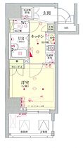 東京都北区滝野川5丁目（賃貸マンション1K・11階・20.60㎡） その2