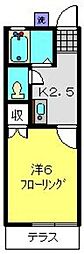 間取図画像 1K