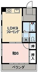 メゾン・ドジャジャ 1LDKの間取図画像