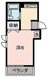 ストークあいかわ ワンルームの間取図画像