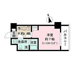 間取図画像 1K