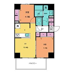 S-RESIDENCE板橋大山brim 2階1SLDKの間取り