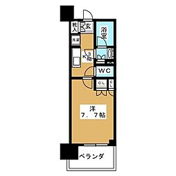JR埼京線 板橋駅 徒歩8分の賃貸マンション 11階1Kの間取り