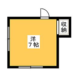 生西寺学寮興学舎 ワンルームの間取図画像