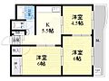 パークハイツ青谷3階6.3万円