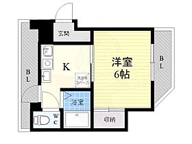 ハイム・アンゲネーム 403 ｜ 兵庫県神戸市東灘区御影２丁目14番18号（賃貸マンション1K・4階・19.00㎡） その2