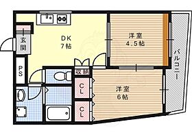 シャトープランス1  ｜ 兵庫県神戸市灘区原田通１丁目1番5号（賃貸マンション2LDK・2階・48.00㎡） その2