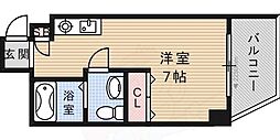 レジデンスSAKURA ワンルームの間取図画像