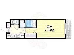 神戸市東灘区御影塚町2丁目マンション 1DKの間取図画像