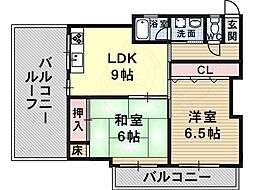 間取図画像 2DK
