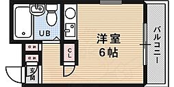 ステューディオアッシュ 1Kの間取図画像