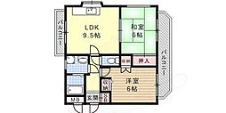 ドリームハイツ2 2DKの間取図画像
