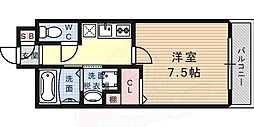 クラシェス北青木 1Kの間取図画像