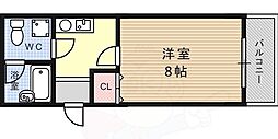 スペースK 1Kの間取図画像