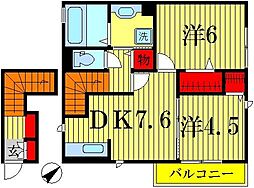 間取図画像 2DK