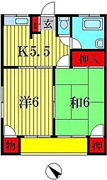 間取図画像 2K