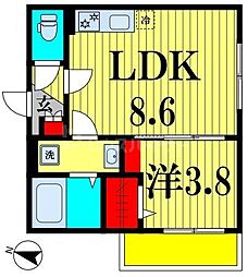 間取図画像 1LDK
