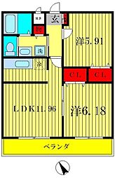 t.m.place1 2LDKの間取図画像