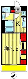 リブリ・エビス北小金 1Kの間取図画像