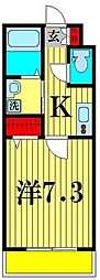 ハイムビバーチェ 1Kの間取図画像
