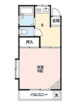 ファミール西所沢  ｜ 埼玉県所沢市大字山口（賃貸アパート1K・2階・23.14㎡） その2