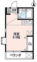 クリスタルハイツ  ｜ 埼玉県所沢市大字山口（賃貸アパート1R・2階・16.00㎡） その2