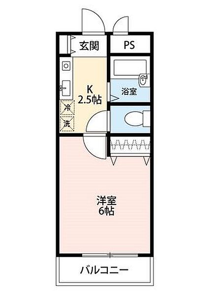 パサ・デ・ヒロ ｜埼玉県入間市向陽台１丁目(賃貸マンション1K・3階・20.40㎡)の写真 その2